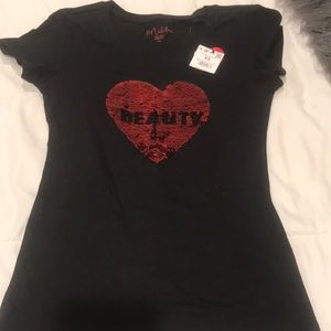 From beauty-to beast kids shirt